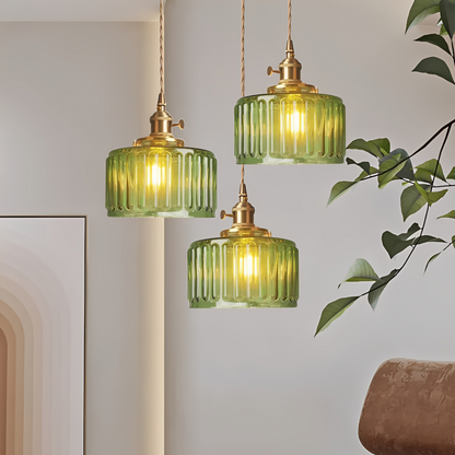 Miriam – Lustre créatif en laiton et verre