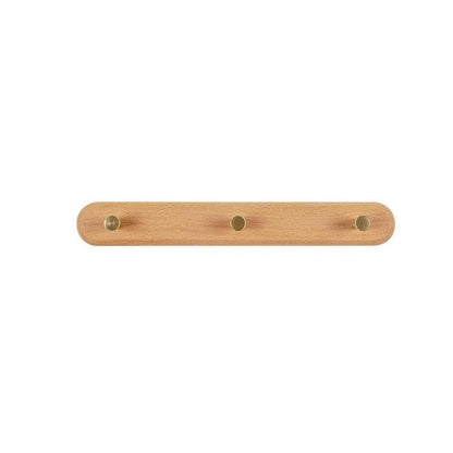 Brunn – Porte-manteau mural en bois massif & laiton