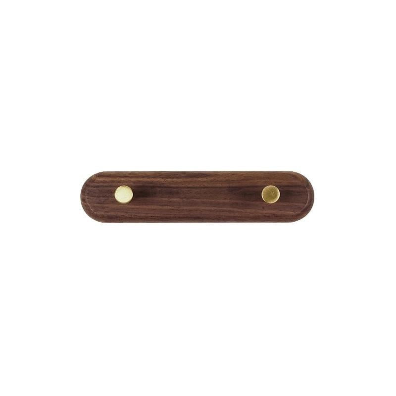 Brunn – Porte-manteau mural en bois massif & laiton