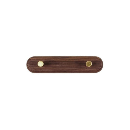 Brunn – Porte-manteau mural en bois massif & laiton