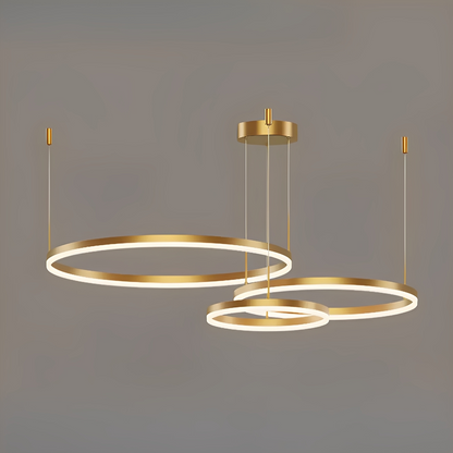 Ambrose – Lustre à anneaux LED moderne