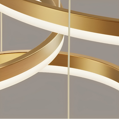 Ambrose – Lustre à anneaux LED moderne