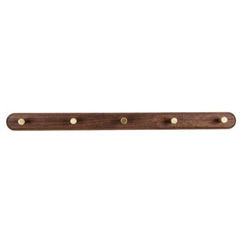 Brunn – Porte-manteau mural en bois massif & laiton