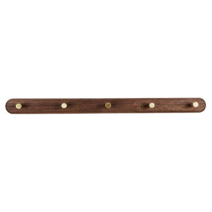 Brunn – Porte-manteau mural en bois massif & laiton