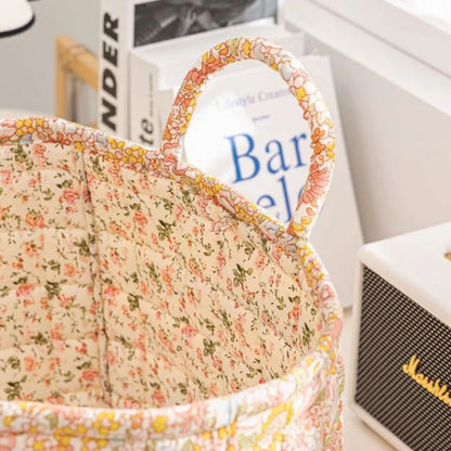 Yela – Panier en toile rustique