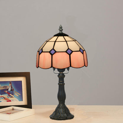 Seraphina – Lampe de table en verre Tiffany vintage