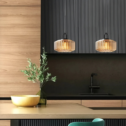 Vireon – Lampe suspendue en verre coloré de haute qualité