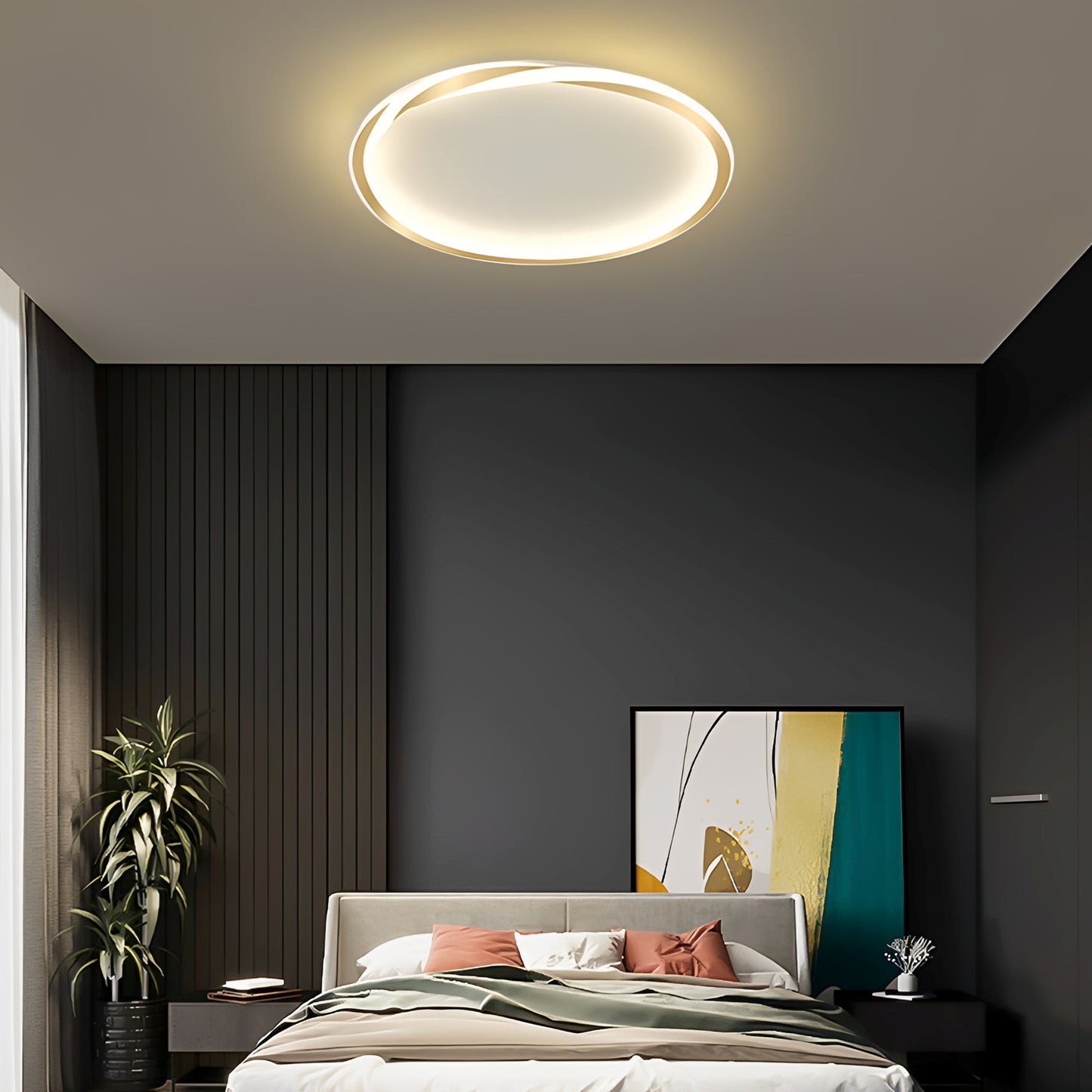 Billy – Plafonnier Cercle Moderne Simple