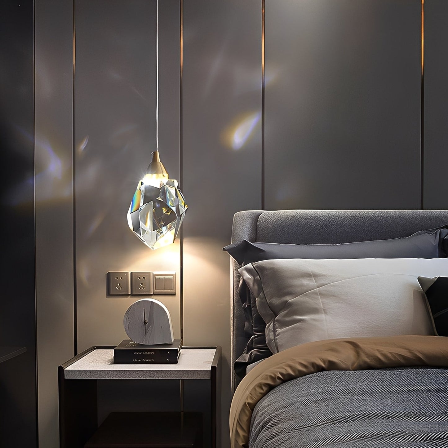 Elrin – Suspension Nordique Cristal Diamant