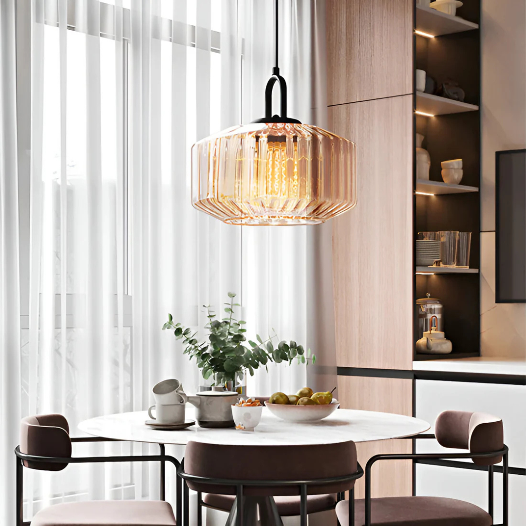 Vireon – Lampe suspendue en verre coloré de haute qualité