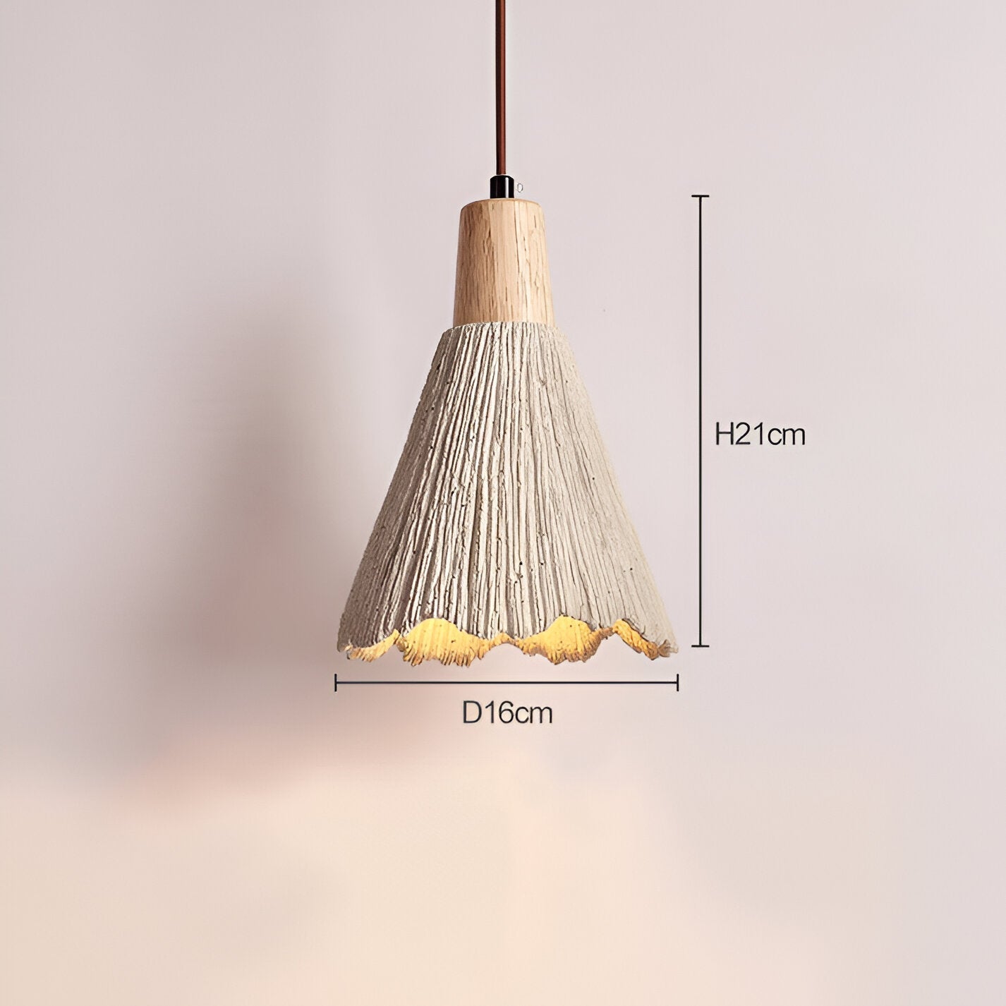 Valen – Suspension Moderne en Ciment