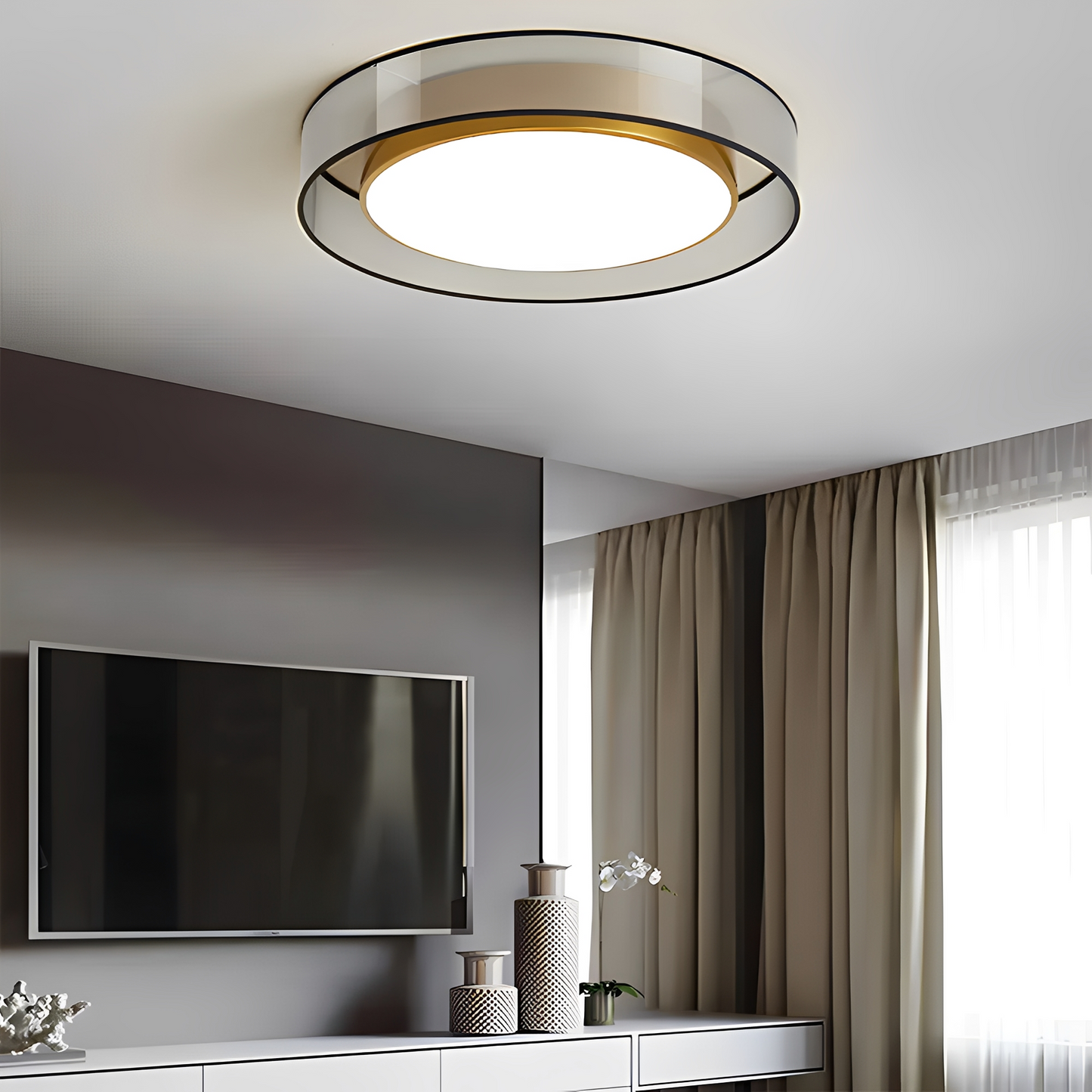 Xing – Luxueuse Ronde Plafonnier