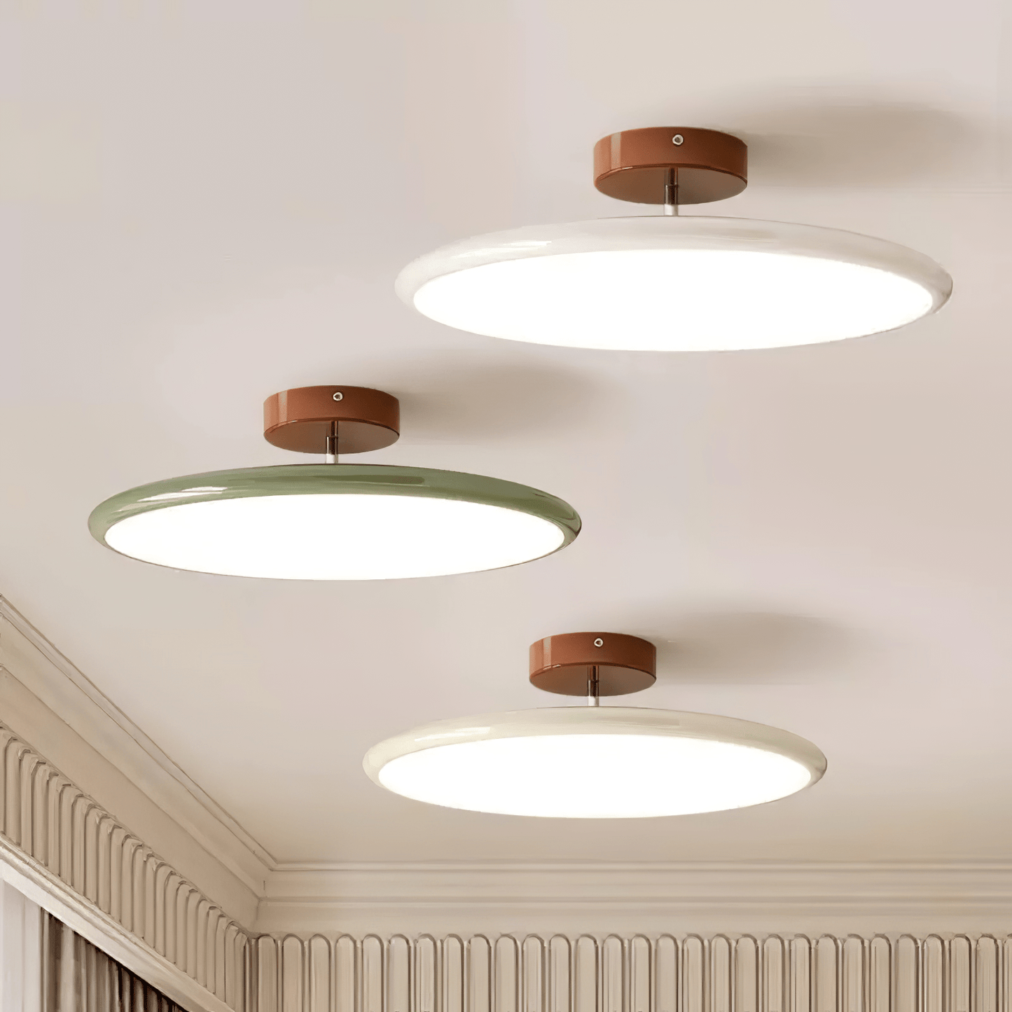 Elyse – Lampe Plafond Crème Française