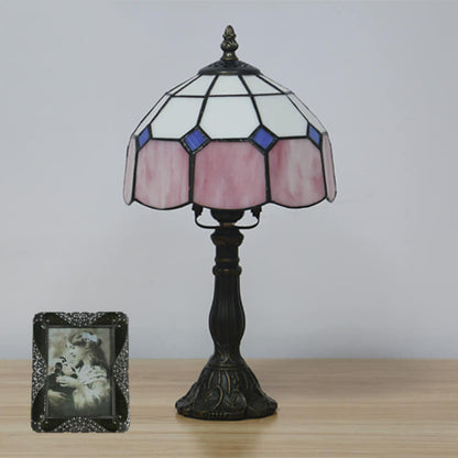 Seraphina – Lampe de table en verre Tiffany vintage