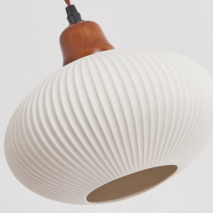 Yuki – Suspension en Céramique Citrouille Japonaise Vintage