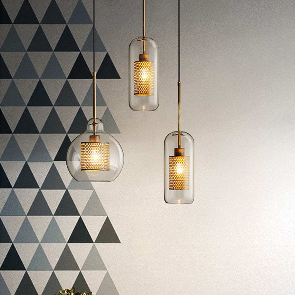 Rihan – Lustre en verre minimaliste