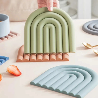 Nayla – Sous-plat en silicone résistant à la chaleur