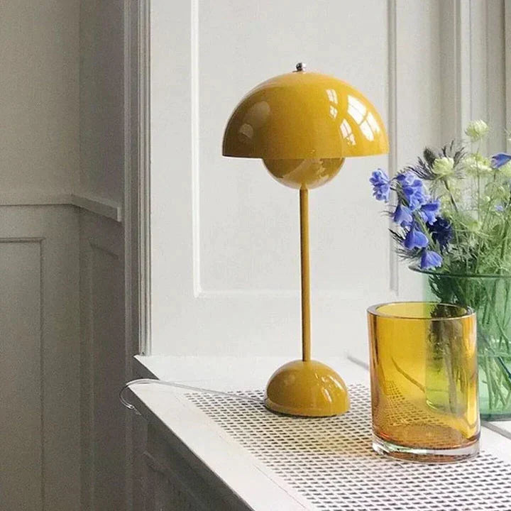 Lampe de bureau à dôme coloré - Style nordique moderne