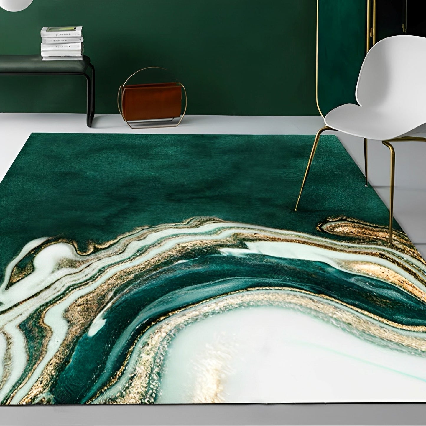 Glenda – Tapis moderne avec structure marbre