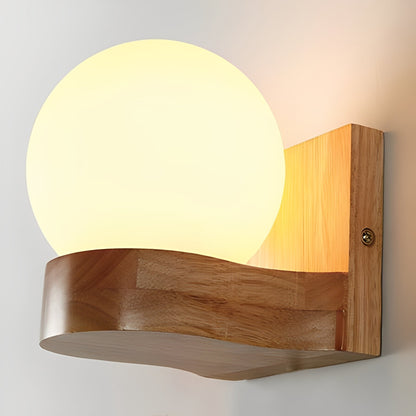 Alvaro – Lampe Murale en Bois Noble