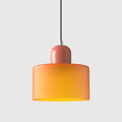 Gelly – Lampe Suspendue en Verre Rond dans le Style Cream Wind