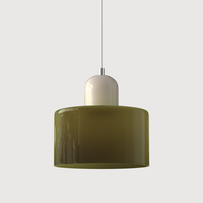 Gelly – Lampe Suspendue en Verre Rond dans le Style Cream Wind