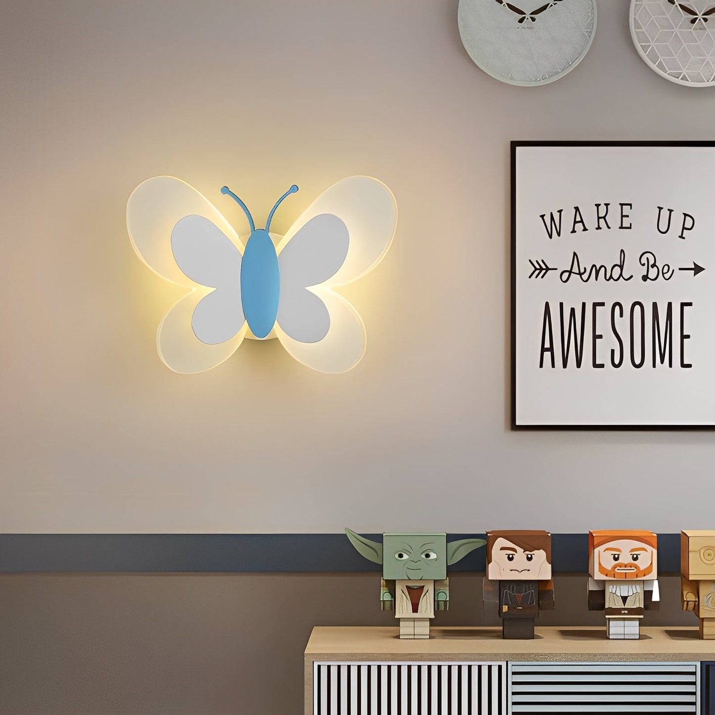 Brianna – Lampe murale créative papillon
