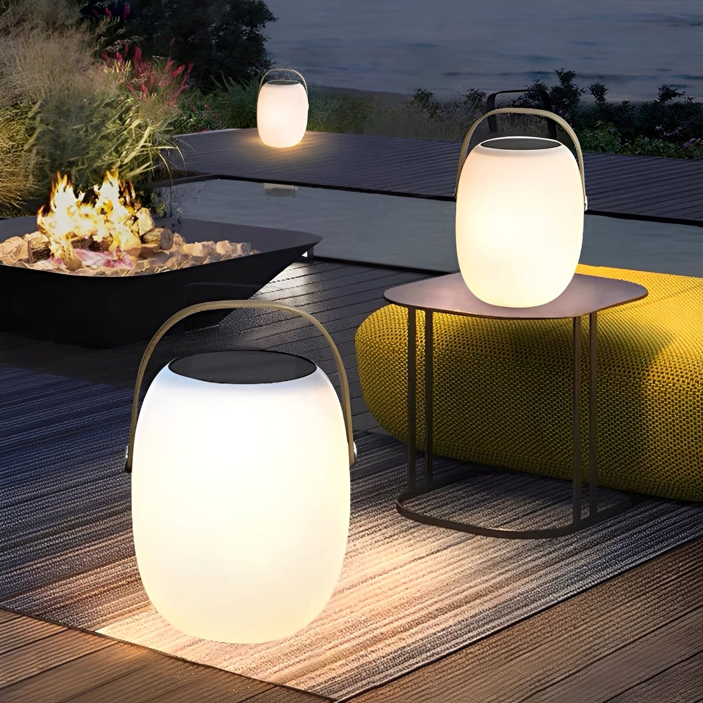 Solara – Lampe de Table d'Extérieur à Énergie Solaire