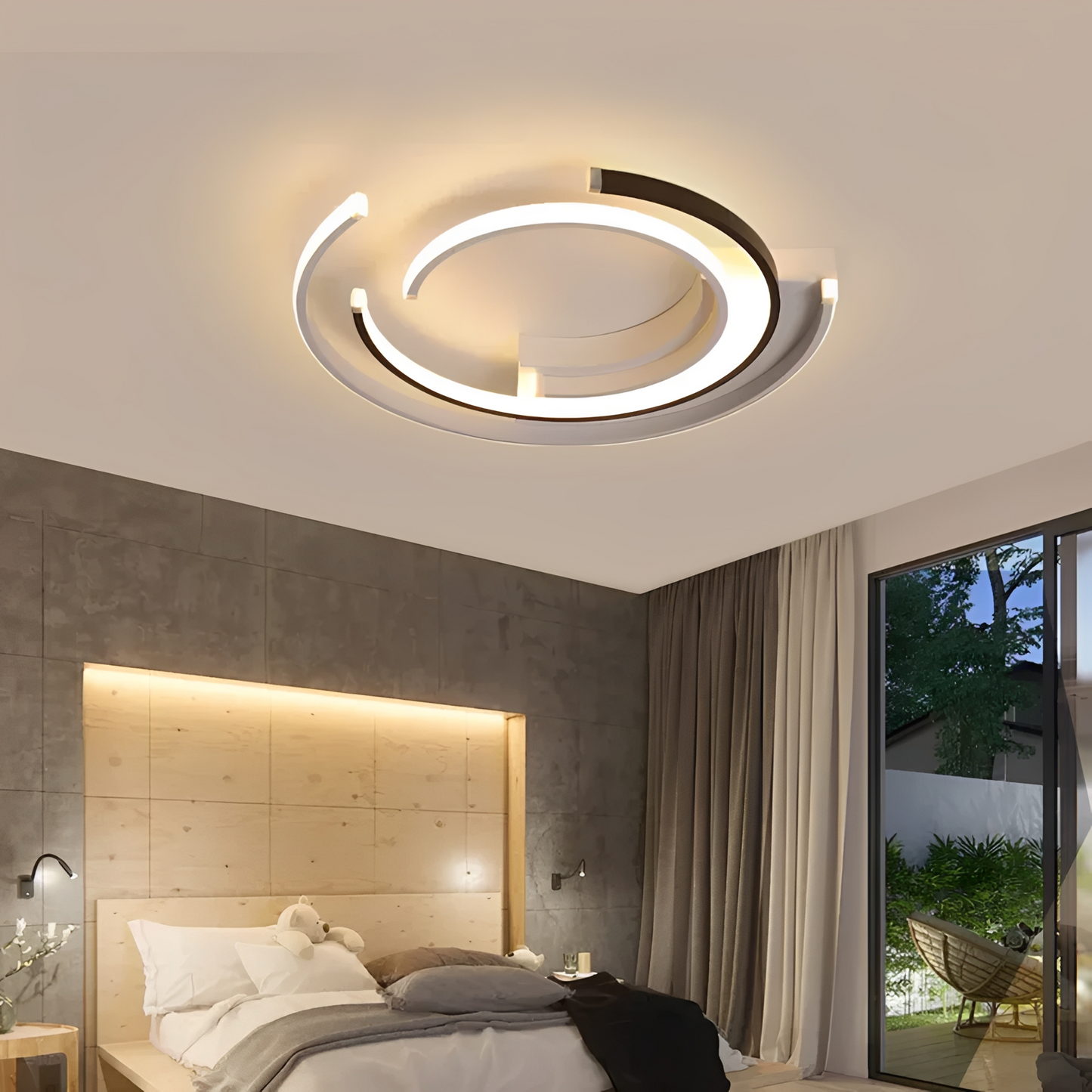 Nordra – Lampe de plafond LED simple