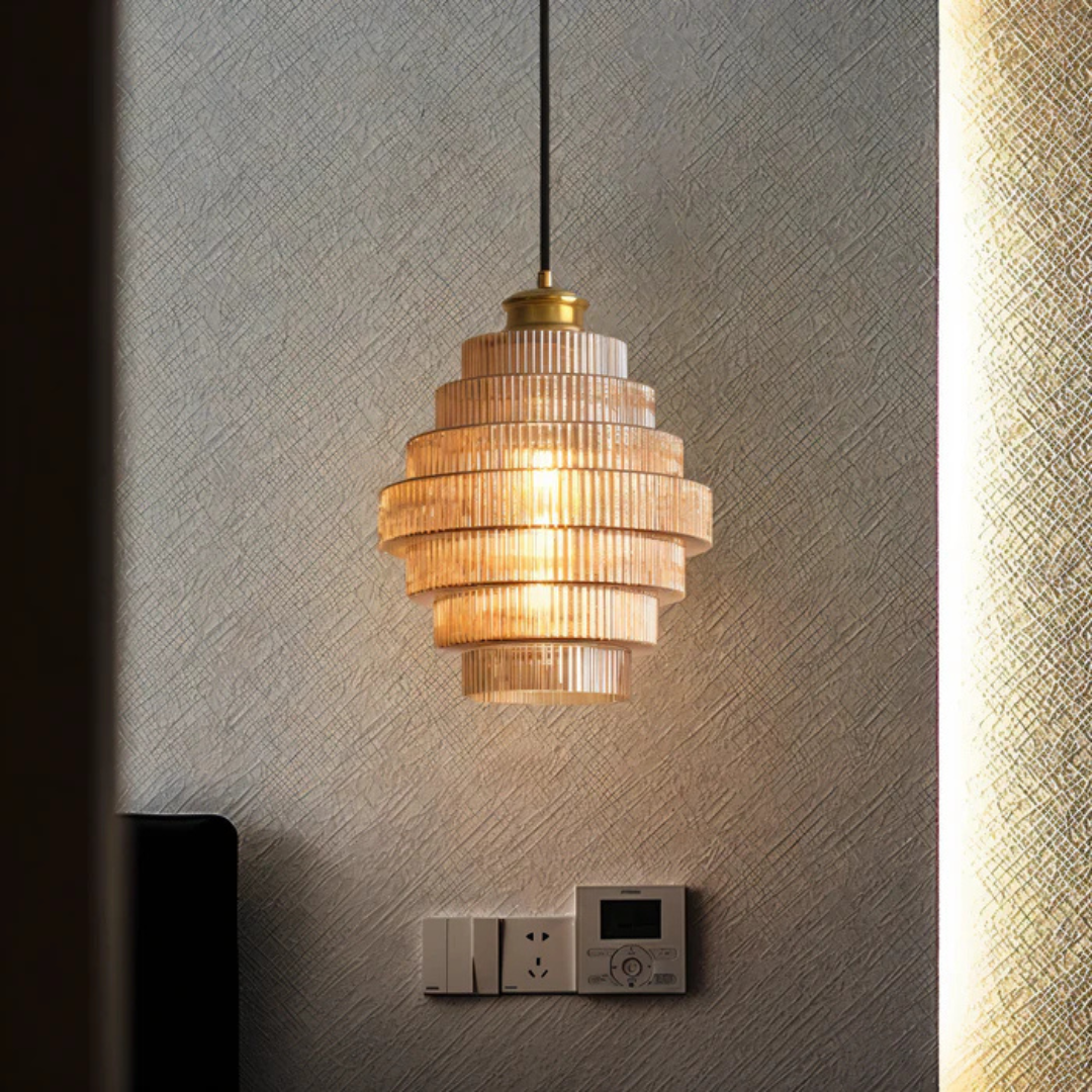 Gerry – Lampe pendante en verre simple