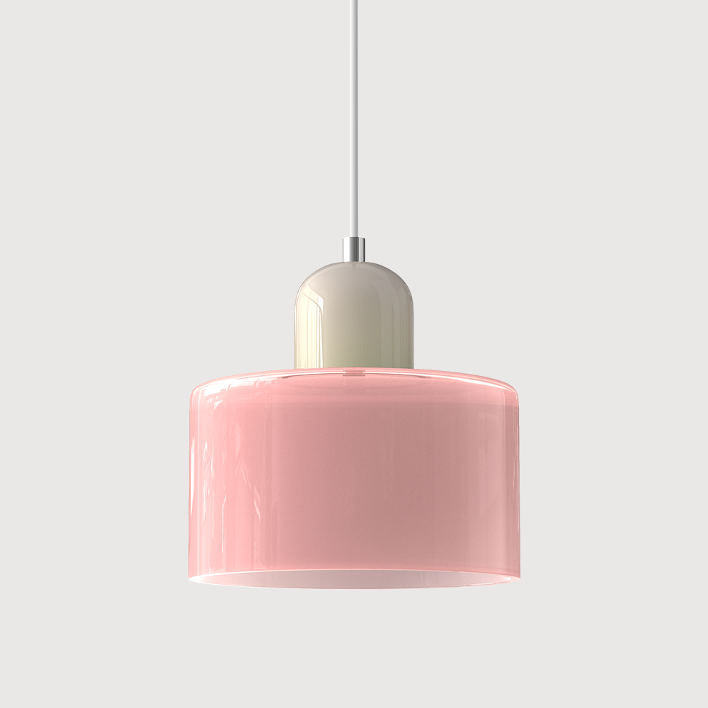 Gelly – Lampe Suspendue en Verre Rond dans le Style Cream Wind