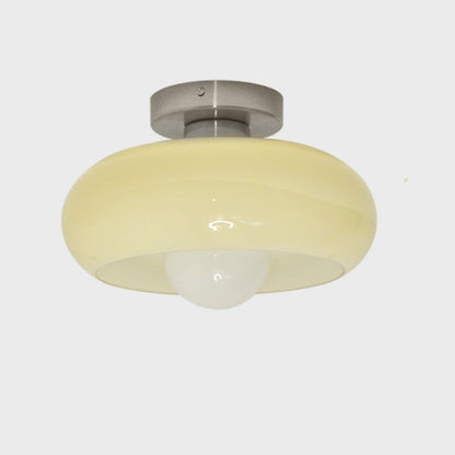 Alina – Plafonnier en verre de style Mid-Century