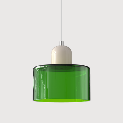 Gelly – Lampe Suspendue en Verre Rond dans le Style Cream Wind