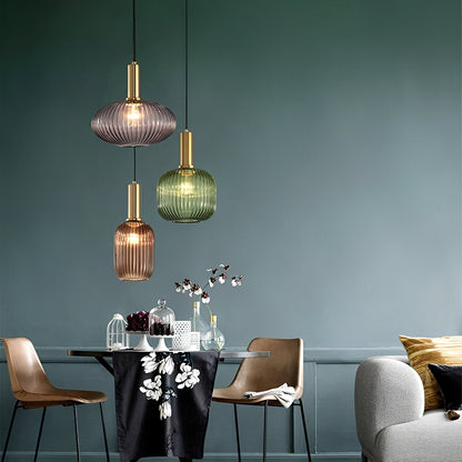 Serava – Suspension rétro en verre