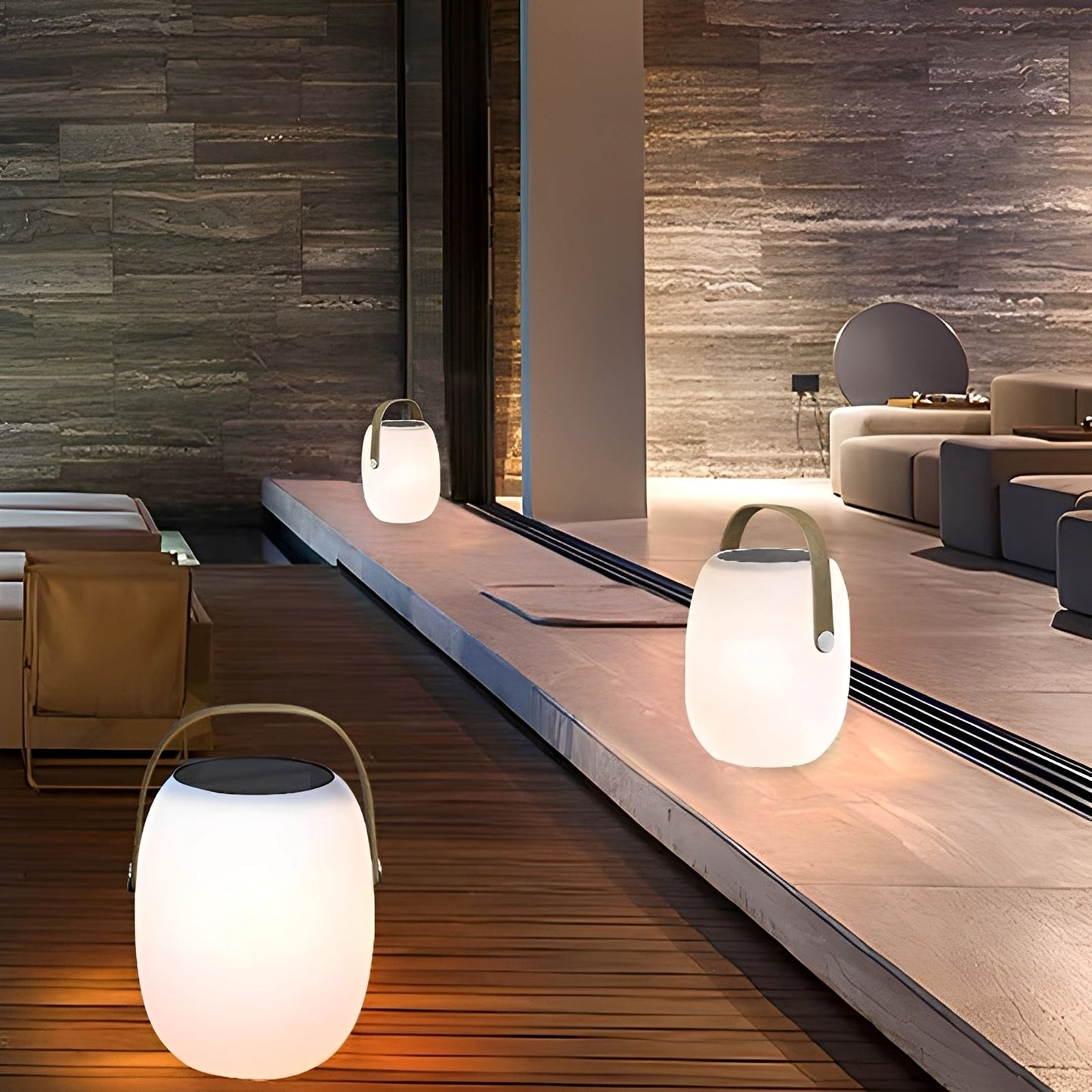 Solara – Lampe de Table d'Extérieur à Énergie Solaire
