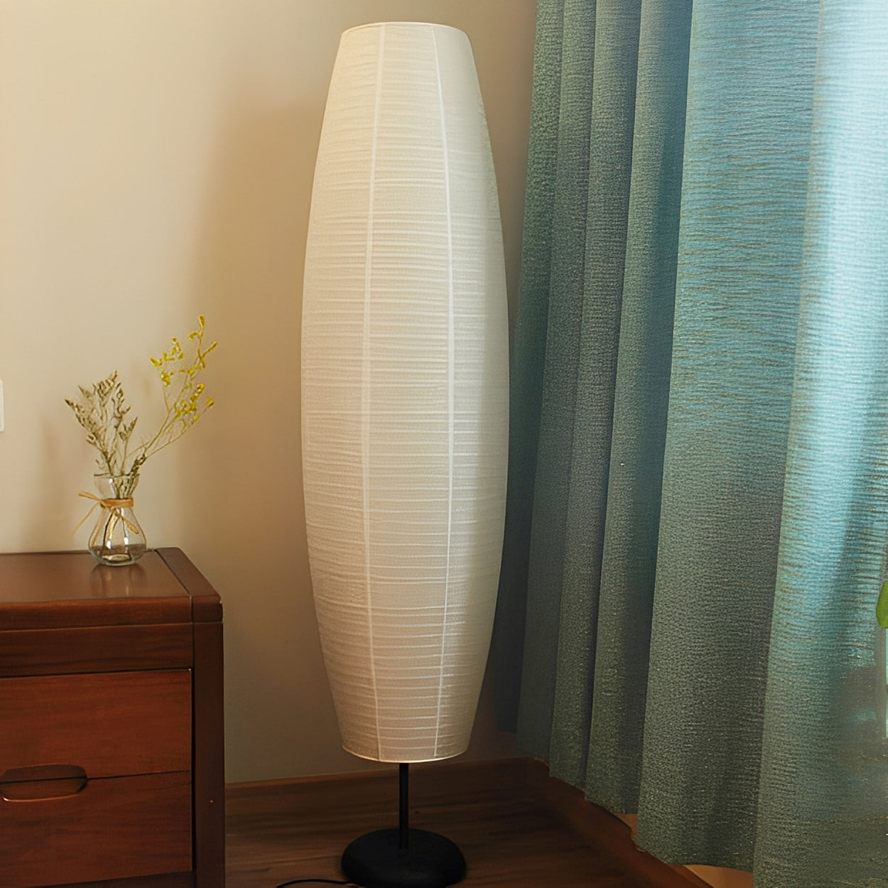 Elina – Lampe de sol en papier de riz nordique
