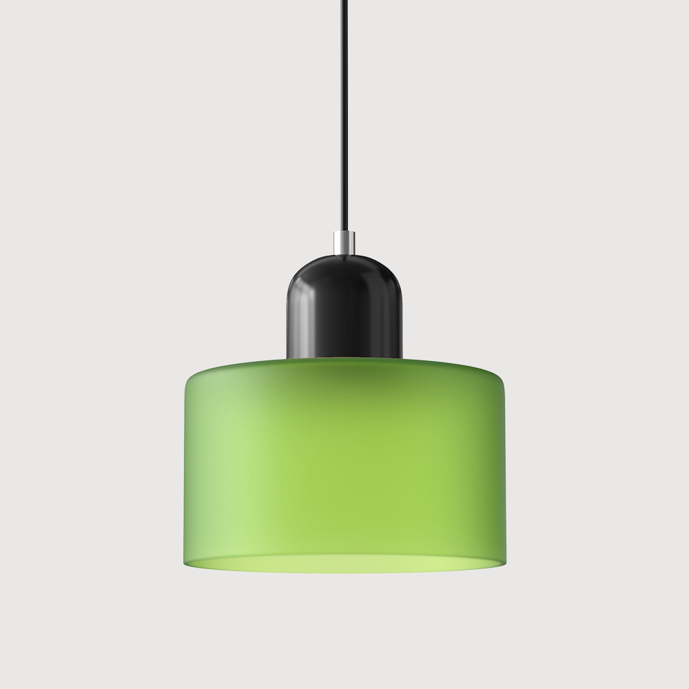 Gelly – Lampe Suspendue en Verre Rond dans le Style Cream Wind
