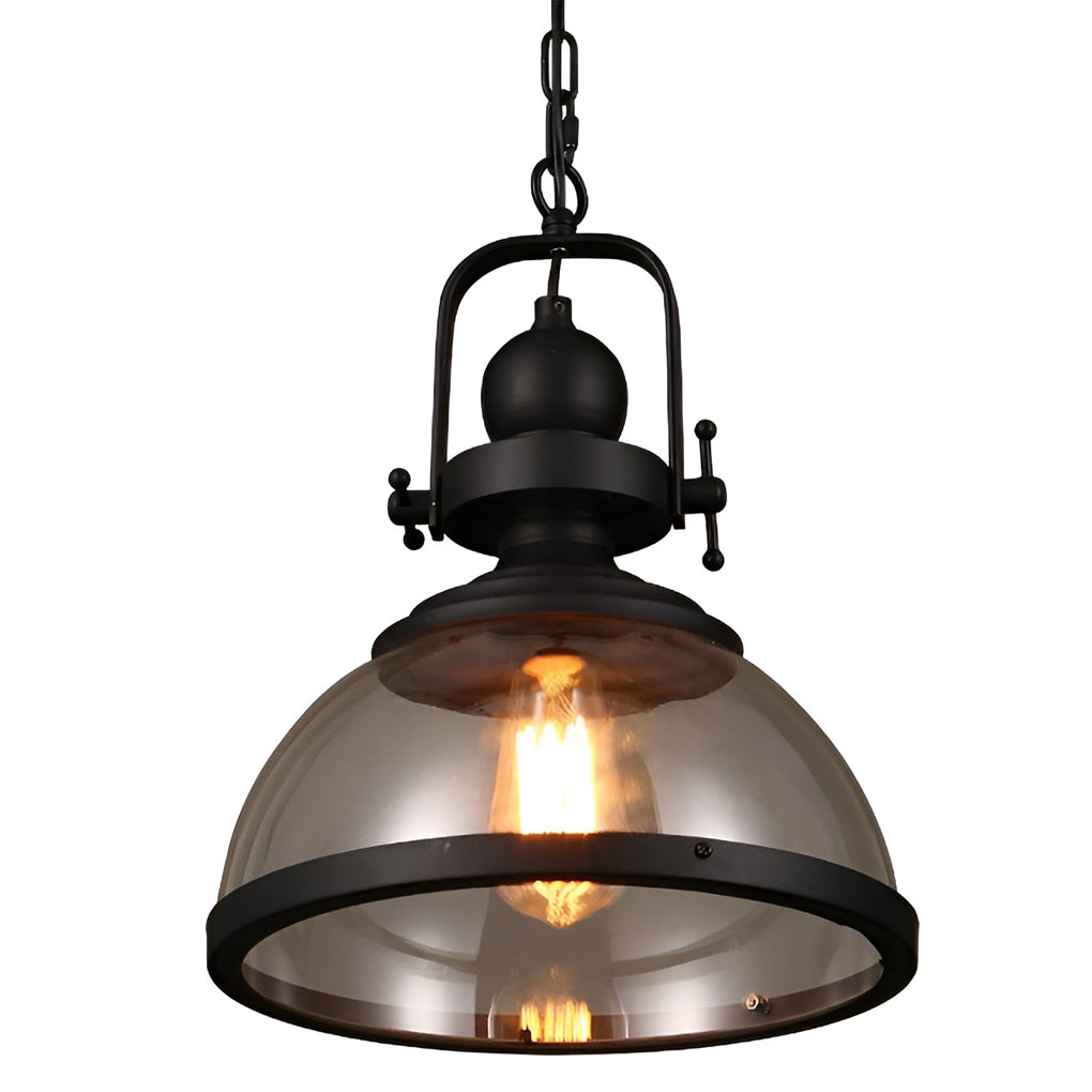 Alden – Lustre en Verre Industriel Rétro
