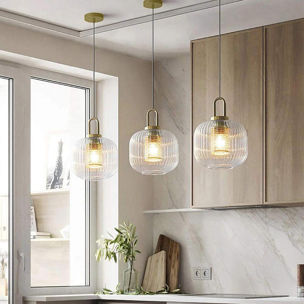 Josh – Lustre en verre nordique
