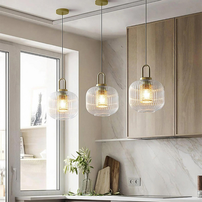 Josh – Lustre en verre nordique