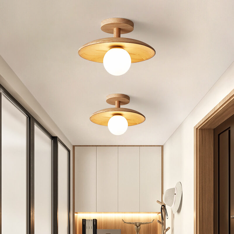 Elian – Plafonnier Moderne en Design Bois
