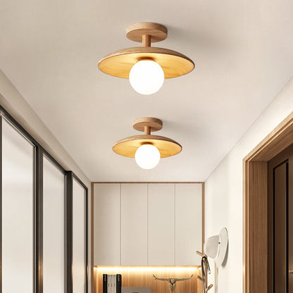 Elian – Plafonnier Moderne en Design Bois