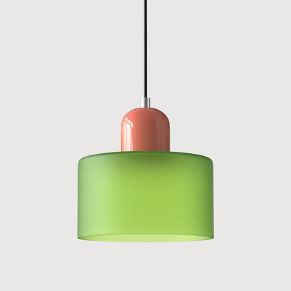 Gelly – Lampe Suspendue en Verre Rond dans le Style Cream Wind
