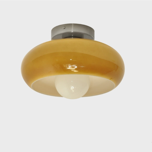 Alina – Plafonnier en verre de style Mid-Century
