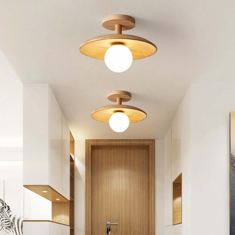 Elian – Plafonnier Moderne en Design Bois