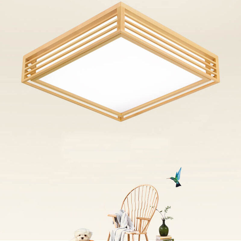 Leona – Plafonnier en bois massif