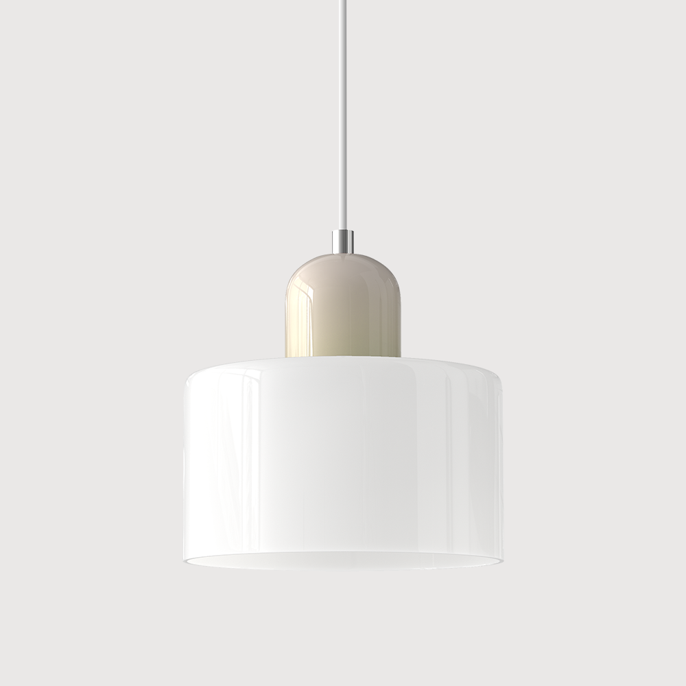 Gelly – Lampe Suspendue en Verre Rond dans le Style Cream Wind