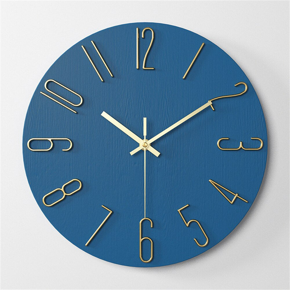 Rustom – Horloge murale de 12 pouces pour salon