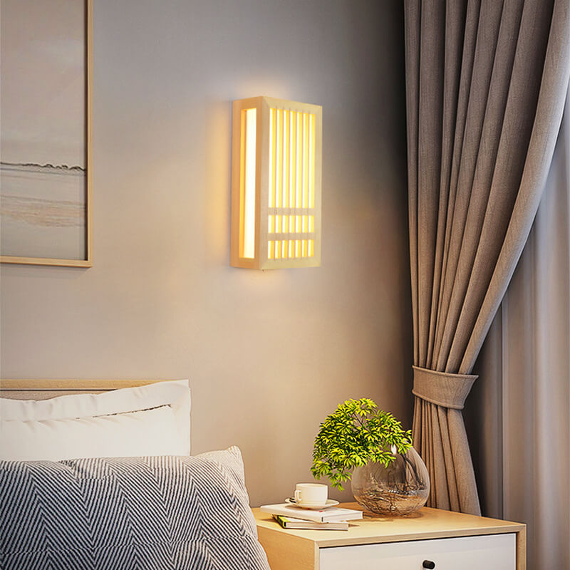 Hana – Applique murale simple en bois massif