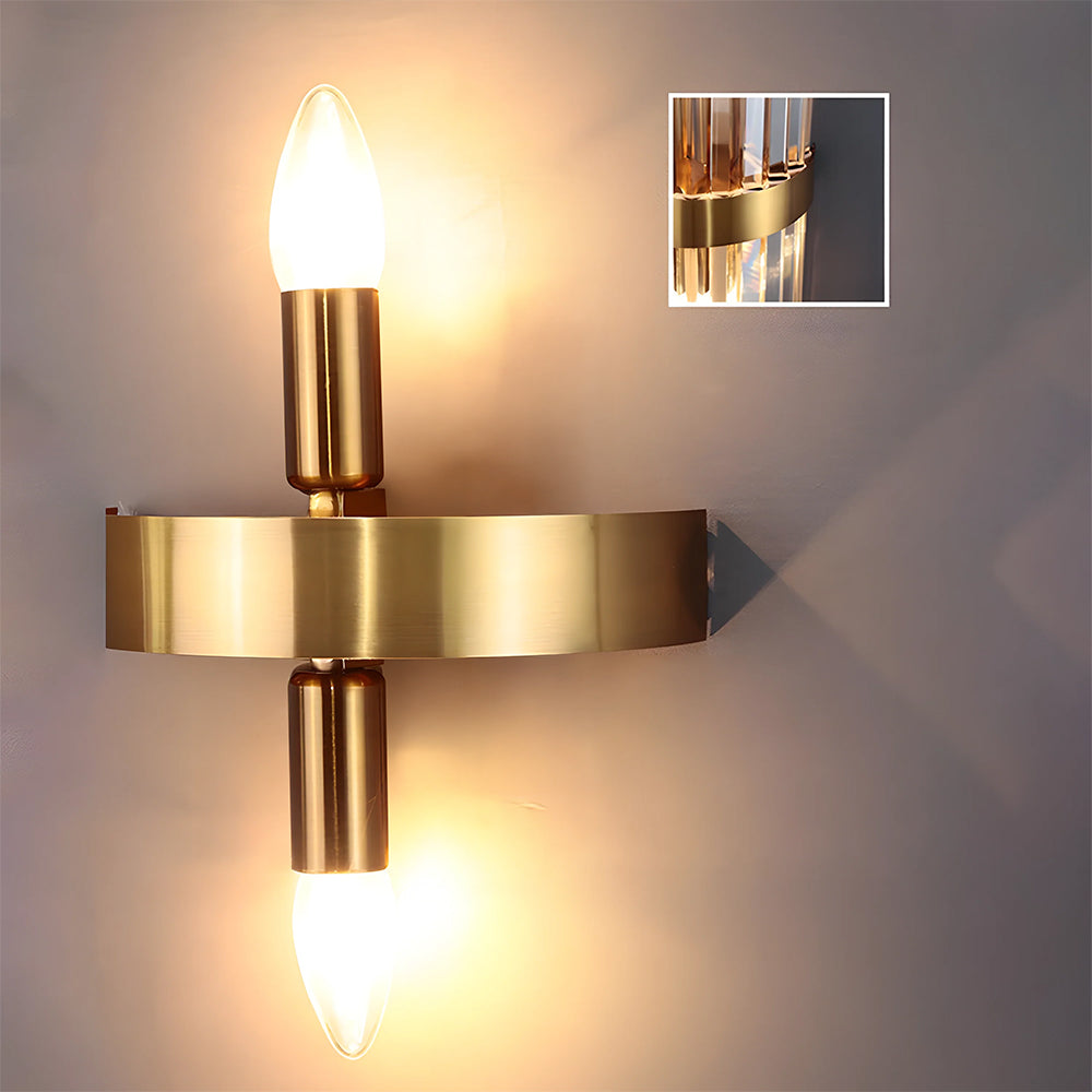 Rafael – Lampe murale contemporaine en acier inoxydable